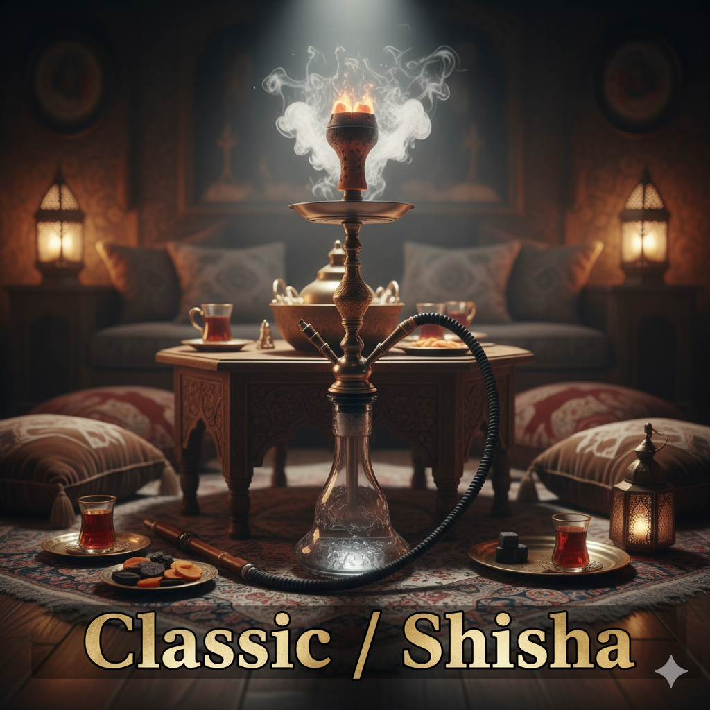 Klasyczna Shisha i orientalny klimat - E-papierosy jednorazowe Premium