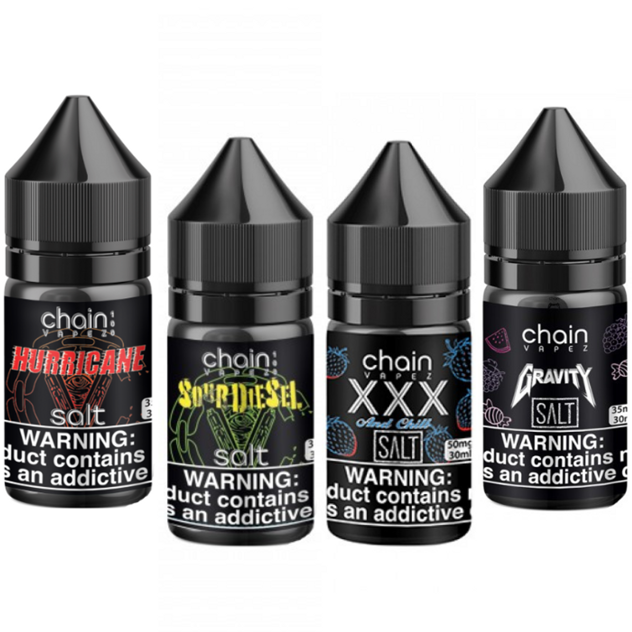 łańcuchowe wapowanie, chain vaping, szybkie zaciągnięcia e-papierosa, gorąca grzałka vape - Chain Vapez Nicotine Salts | VapeRanger Wholesale