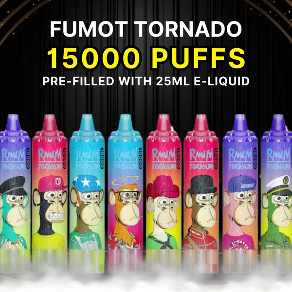Fumot RandM Tornado 15000, e-papieros Fumot RandM, popularny vape - Fumot Tornado 15000 Disposable Vape UK - Shop Now