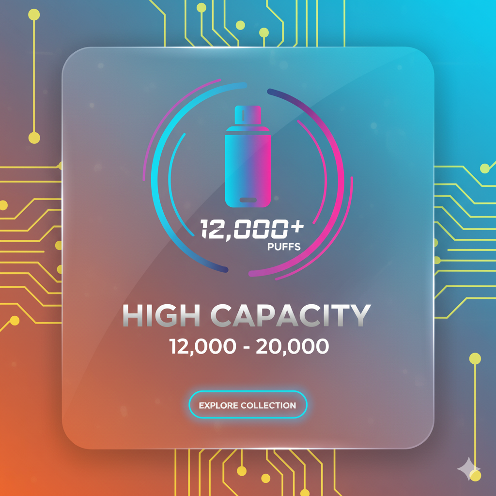 E-papierosy Jednorazowe o dużej pojemności 12000-20000 Puffs | VapePrime