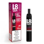 E-papieros L8 vape 800 puffs w kolorze niebieskim.