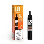 L8 vape 800 puffs, zbliżenie na teksturę i detale obudowy.