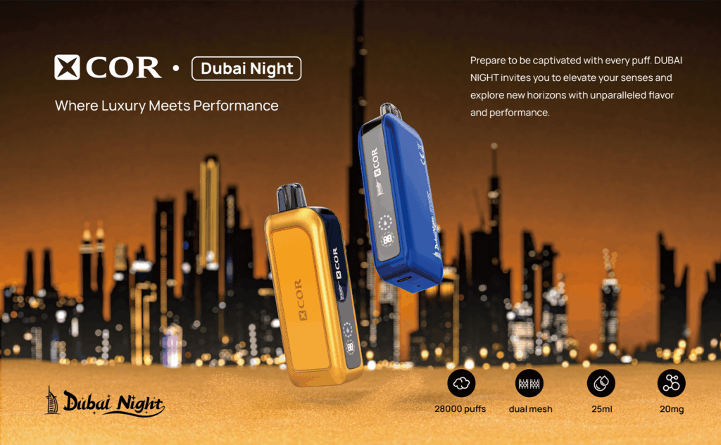 Xcor Dubai Night 28000 Puffs e-papieros jednorazowy cytrusowe smaki lód - Recenzja XCOR Vape: Porównanie modeli 12 k, 23 k i Dubai Night ...