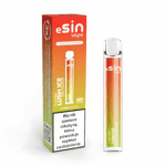 E-papieros eSIN vape 800 puffs w kolorze niebieskim.