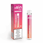 E-papieros eSIN vape 800 puffs w kolorze czerwonym.