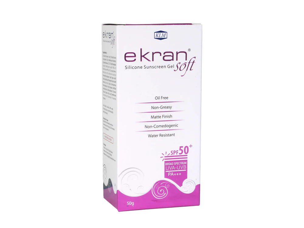 ekran - Buy Ekran Soft Silicone Sunscreen Gel SPF 50+/PA+++ Online at Best ...