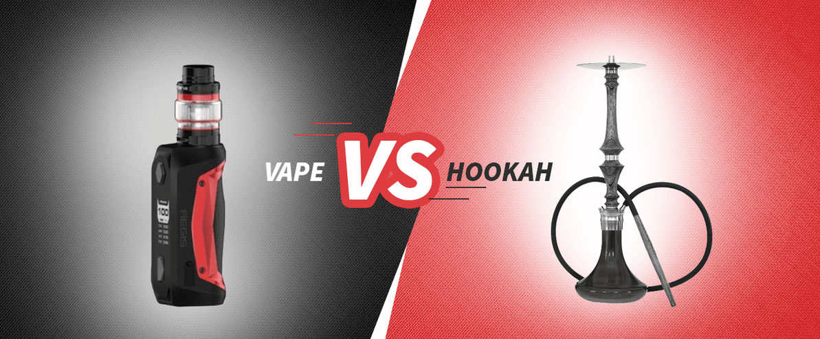 shisha vs vape porównanie, fajka wodna kontra e-papieros, stara technologia nowa technologia - WHAT IS THE DIFFERENCE BETWEEN VAPING AND HOOKAH USAGE? - ECigMafia