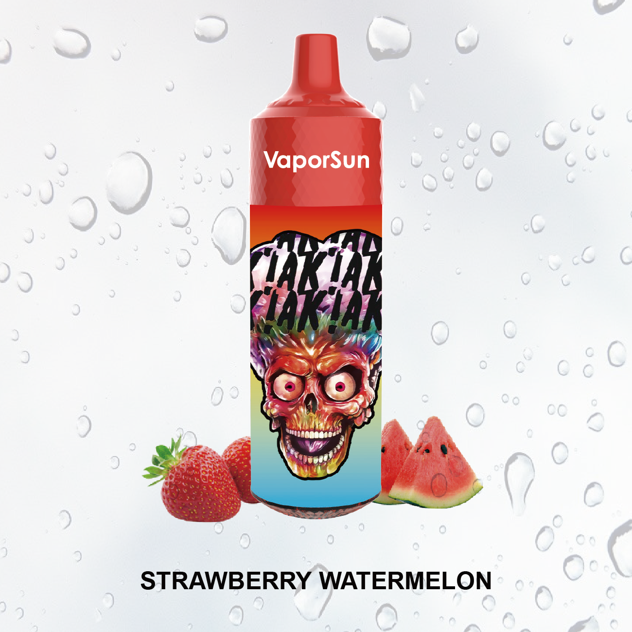 XCOR Dubai Night Strawberry Watermelon smak, e-papieros truskawka arbuz, świeże owoce vaping, premium smak vape, soczyste truskawki arbuzy - Vaporsun Strawberry Watermelon 12000 Puffs – jednorazowy e ...