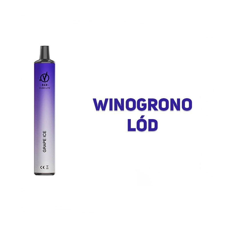 stare e-papierosy jednorazowe 800 buchów, L8 Vape 800 puffs, mały jednorazowy vape - Jednorazówka VBar Cubo Lite GRAPE ICE 0mg beznikotynowa 600-800 ...