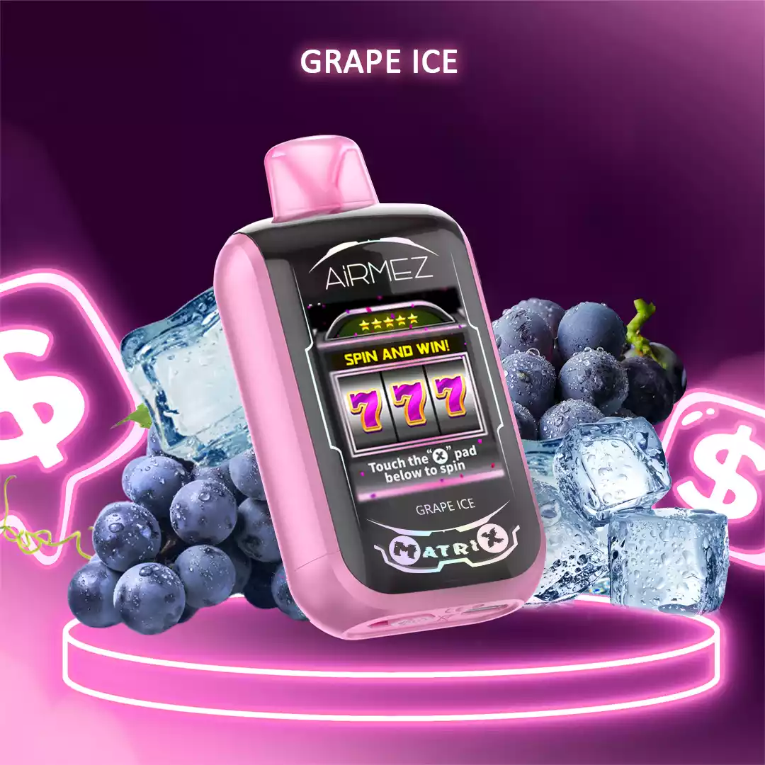 Airmez Matrix Pro 30000, inteligentny e-papieros z ekranem LCD, vape przyszłości - AIRMEZ MATRIX Pro 30000 Puffs Jednorazowy Waporyzator Hurt - GleeVape