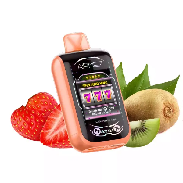 Airmez Matrix Pro 30000, e-papieros z precyzyjnym ekranem LCD, cyfrowy wyświetlacz liquidu vape, technologiczny vape - AIRMEZ MATRIX Pro 30K Puffs Touch Screen Low Nicotine Bulk Buy ...