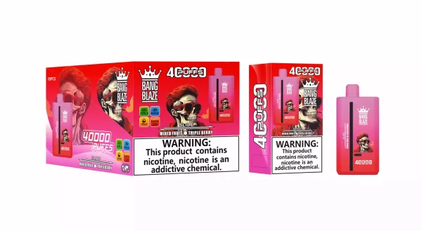 Bang Blaze 40000 ekran LED, wyświetlacz vape poziom liquidu, smart screen e-papieros wskaźnik - BANG BLAZE 40K Puffs Dual Flavor DSK041 LED Screen Low Nicotine ...