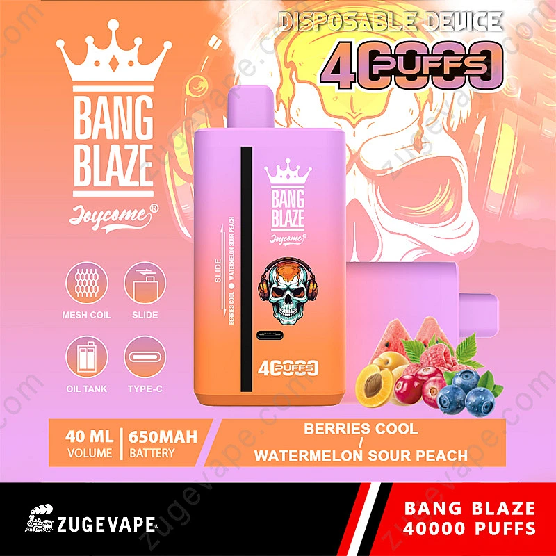 Bang Blaze 40000 przełącznik smaku, obrotowy ustnik vape, dual liquid tank e-papieros - Bang Blaze 40000 Puffs 40k Double Flavors Disposable Vape - ZugeVape
