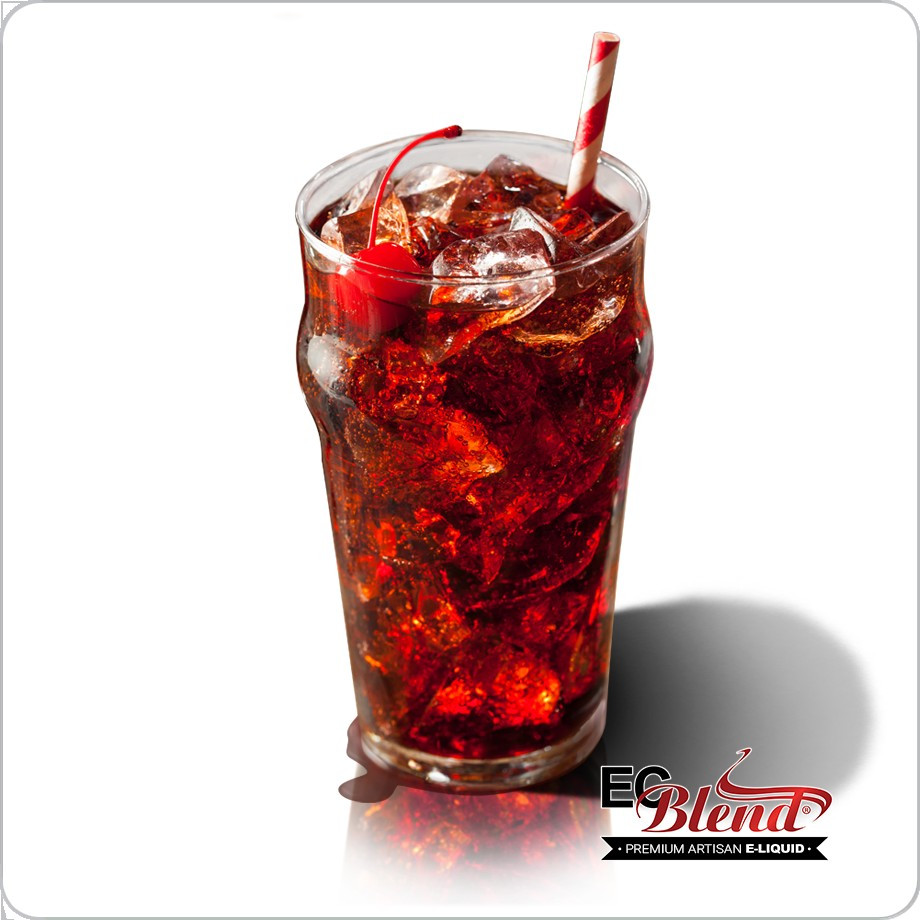 Cherry Coke vape flavor illustration, fizzy cherry soda e-liquid, nostalgic beverage vape - Cold Cherry Cola | E-Liquid TFE | Flavor Vapor