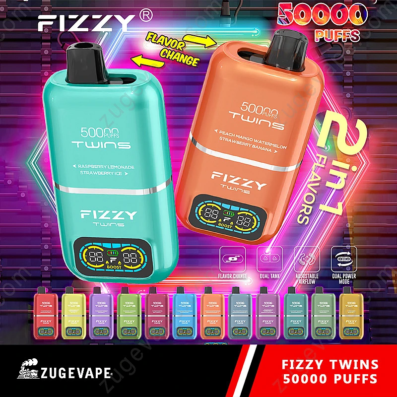 Fizzy Twins 50000 cena,e-papieros dwa smaki,vape dual flavor opinie,Hifancy Dream 45000 vs Fizzy Twins,jaki e-papieros jednorazowy wybrać