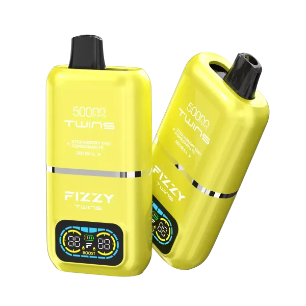 Fizzy Twins 50000 Dual Flavor, e-papieros dwa smaki, vape z przełącznikiem smaku, innowacyjny e-papieros - Fizzy Twins 50000 Puffs Dual Tank Double Flavor 12 Colors 2% 5 ...
