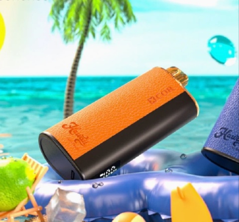 XCOR Hawaii PRO design, kolorowy e-papieros wakacyjny, vape z motywem lata, tropikalny wygląd e-papierosa - Hawaii Xcor 12000 Blueberry Cherry Cranberry