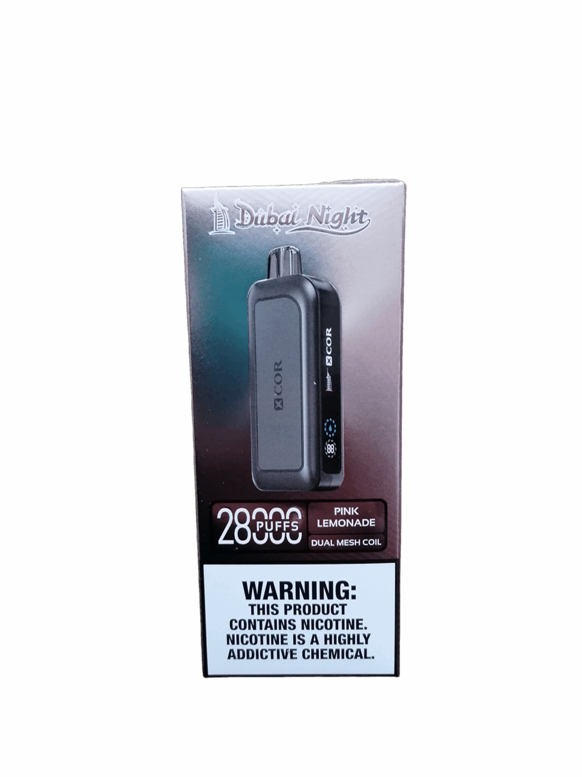 XCOR Dubai Night 28000,e-papieros jednorazowy,vape dla kobiet,luksusowy vape,stylowy e-papieros,vape duża wydajność,najlepsze jednorazowe vape,cena XCOR Dubai Night,VapePrime,smak Strawberry Kiwi