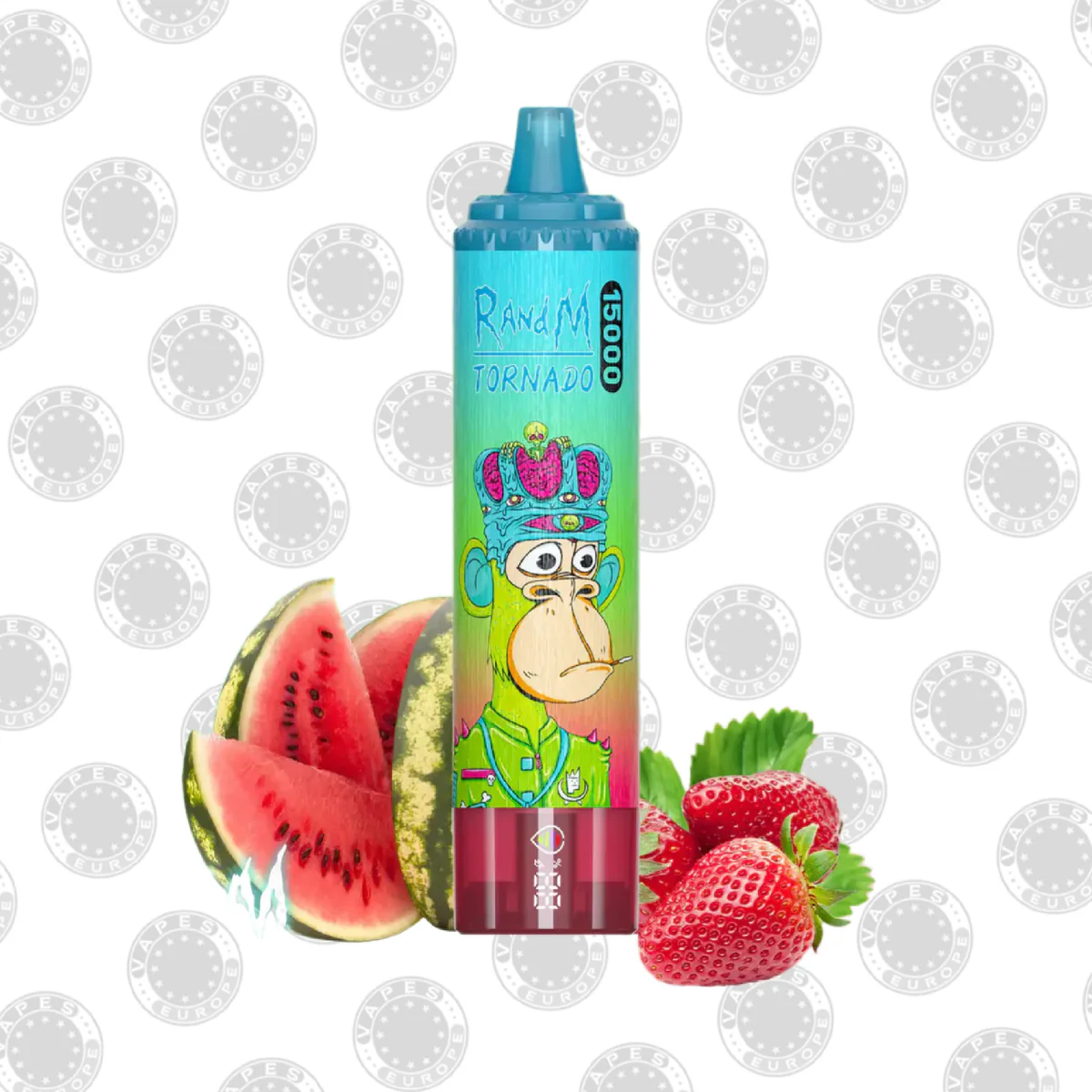 Tornado 15k smak Strawberry Watermelon, e-papieros truskawka arbuz, najlepsze smaki Tornado 15k, owocowy e-papieros - RandM Tornado 15000 Puffs - Strawberry Watermelon