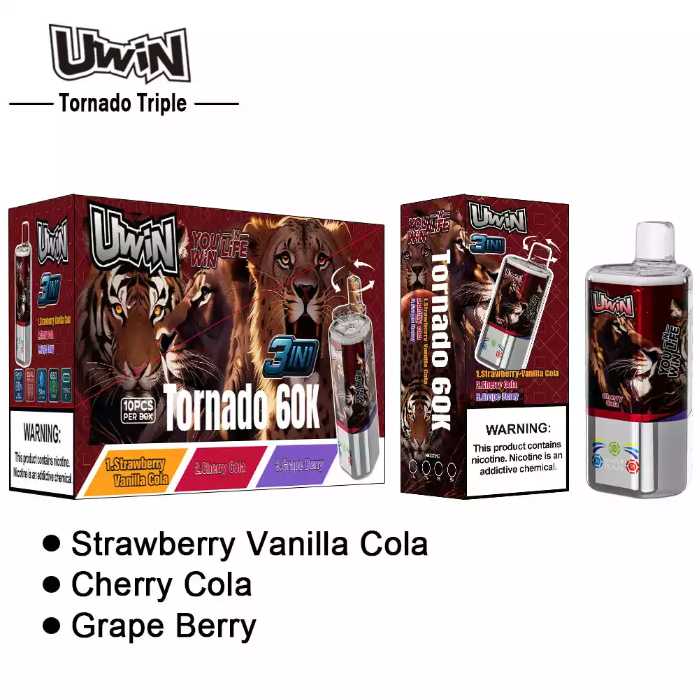 porównanie ilości vape trzy Tornado jeden Hifancy, wydajność e-papierosów wizualizacja, trzy mniejsze vape vs jeden duży - UWIN TORNADO TRIPLE 60K Puffs 3‑w‑1 Smak Niski Nikotyna Zakup ...