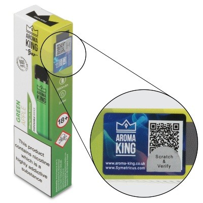 vape scratch and check security code, holographic anti-counterfeit label, product authenticity sticker verification - How To Check Your Vape Device Is Genuine
