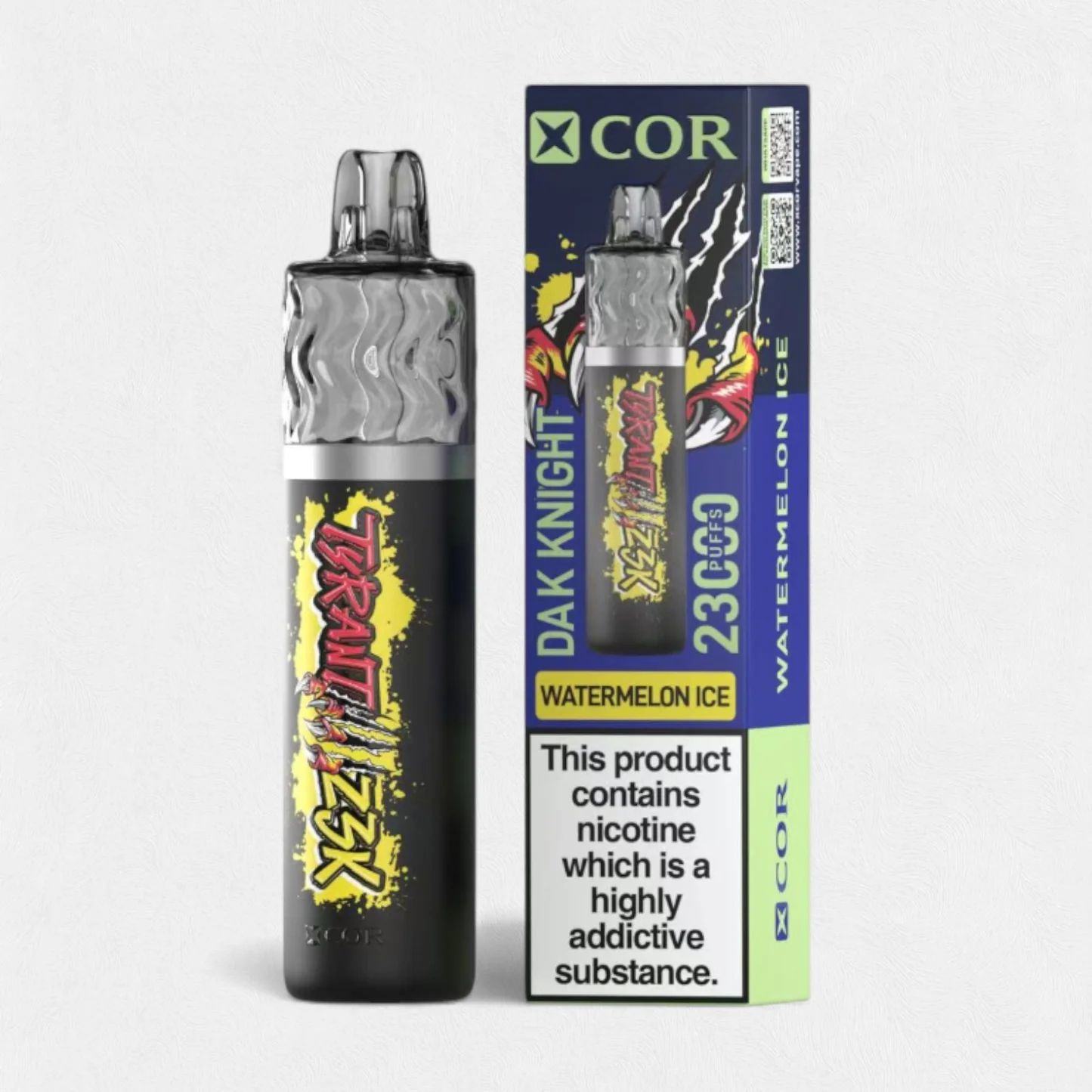 XCOR Tyrant 23000, złoty środek e-papieros, porównanie rozmiarów vape, idealny rozmiar vape, koncepcja