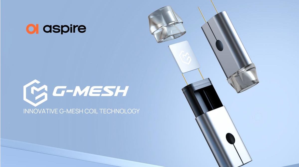 Technologia Mesh Coil vape, gęsta chmura e-papierosa, innowacyjna grzałka vape, zaawansowany system waporyzacji - 2FIRSTS | Groundbreaking! Aspire Introduces