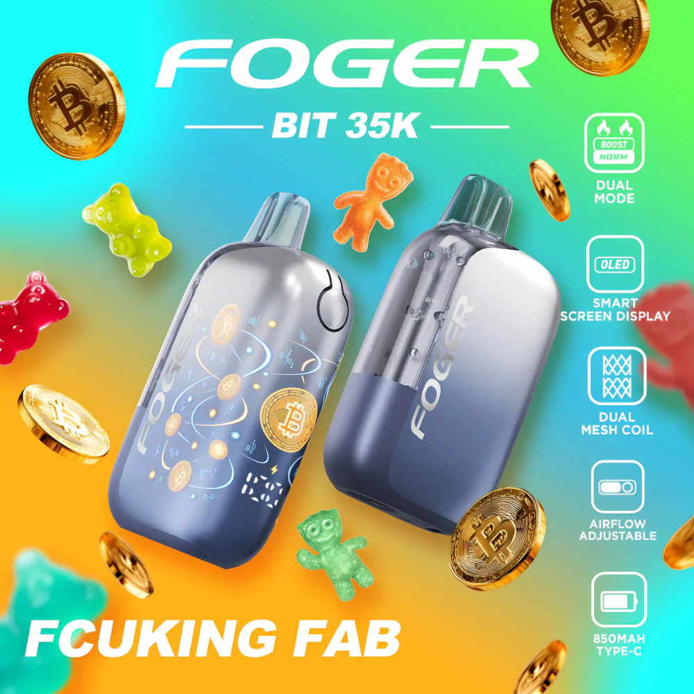 Do not vape while charging, pass-through vaping warning, vape heat damage, dual flavor system protection - Fcuking FAB 35K Vape: Tropical Candy Flavor