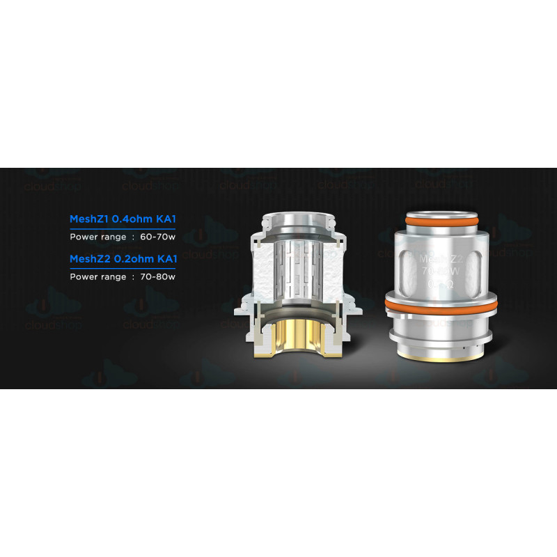Dual Mesh Coil technologia, grzałka mesh e-papieros, wysokiej jakości grzałka vape - Grzałka Geek Vape Mesh Z2 0,2ohm