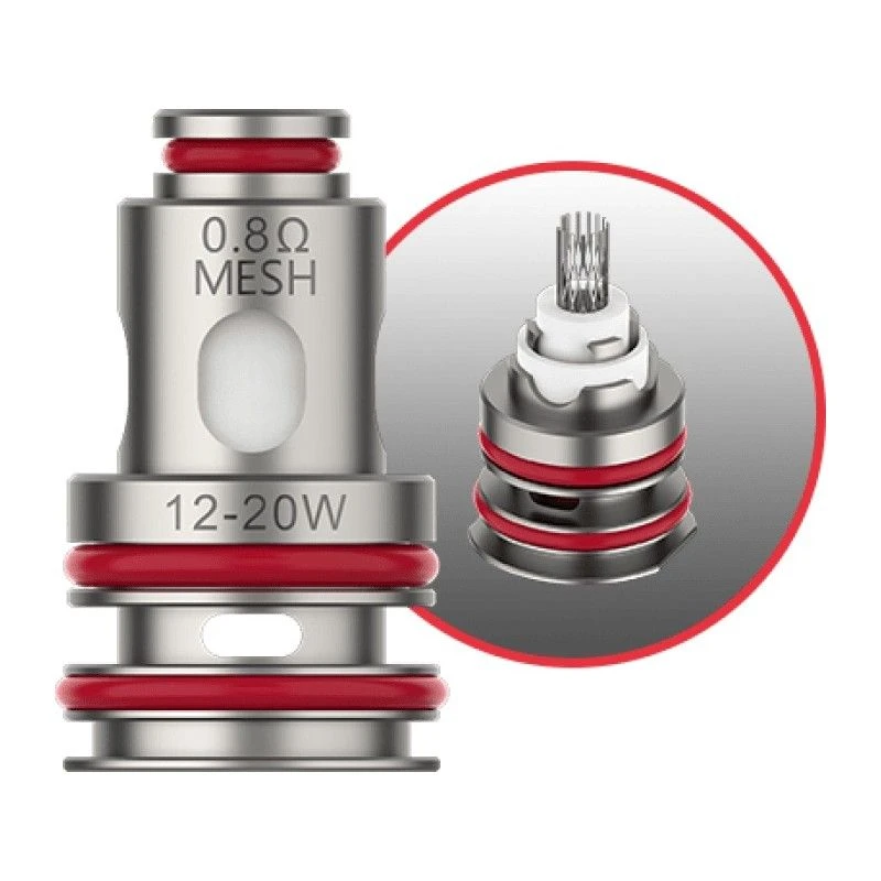 Mesh Coil technologia e-papieros, grzałka mesh vape, intensywność smaku vape, innowacyjna technologia vape - Grzałka Vaporesso GTX mesh - 0.8ohm - 5 szt - Odkryj nowy smak!