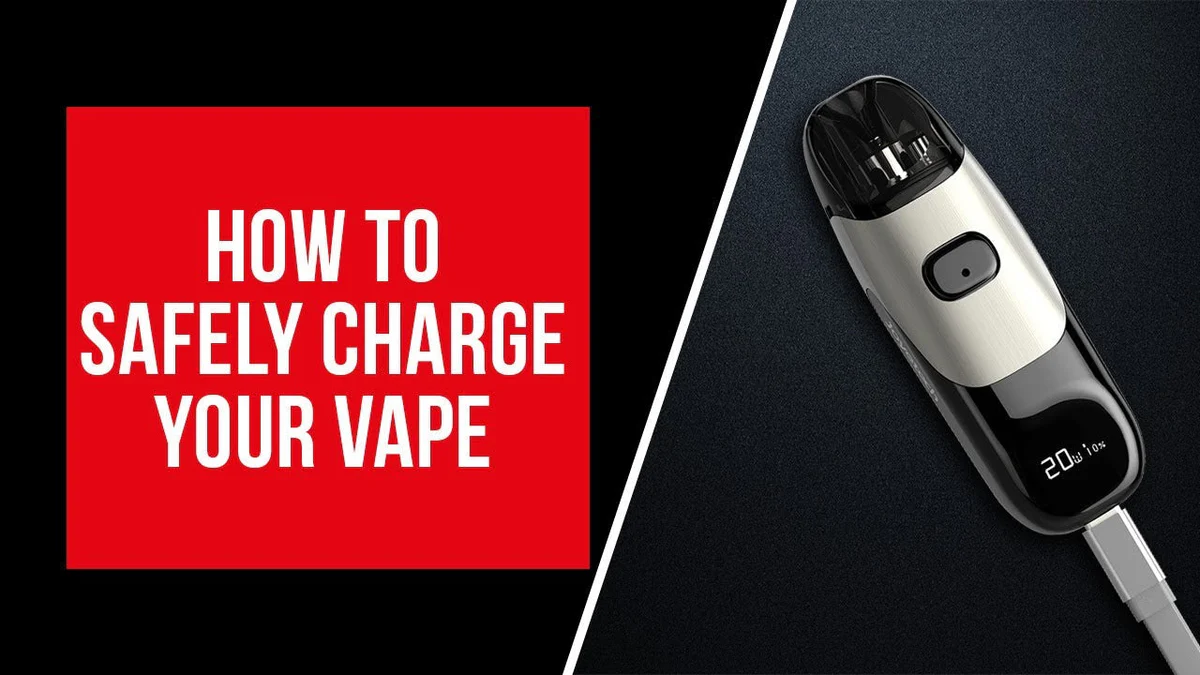 vape overnight charging danger, trickle charge vape, overheated vape coil, damaged vape flavor - Charging your Vape Device Safely