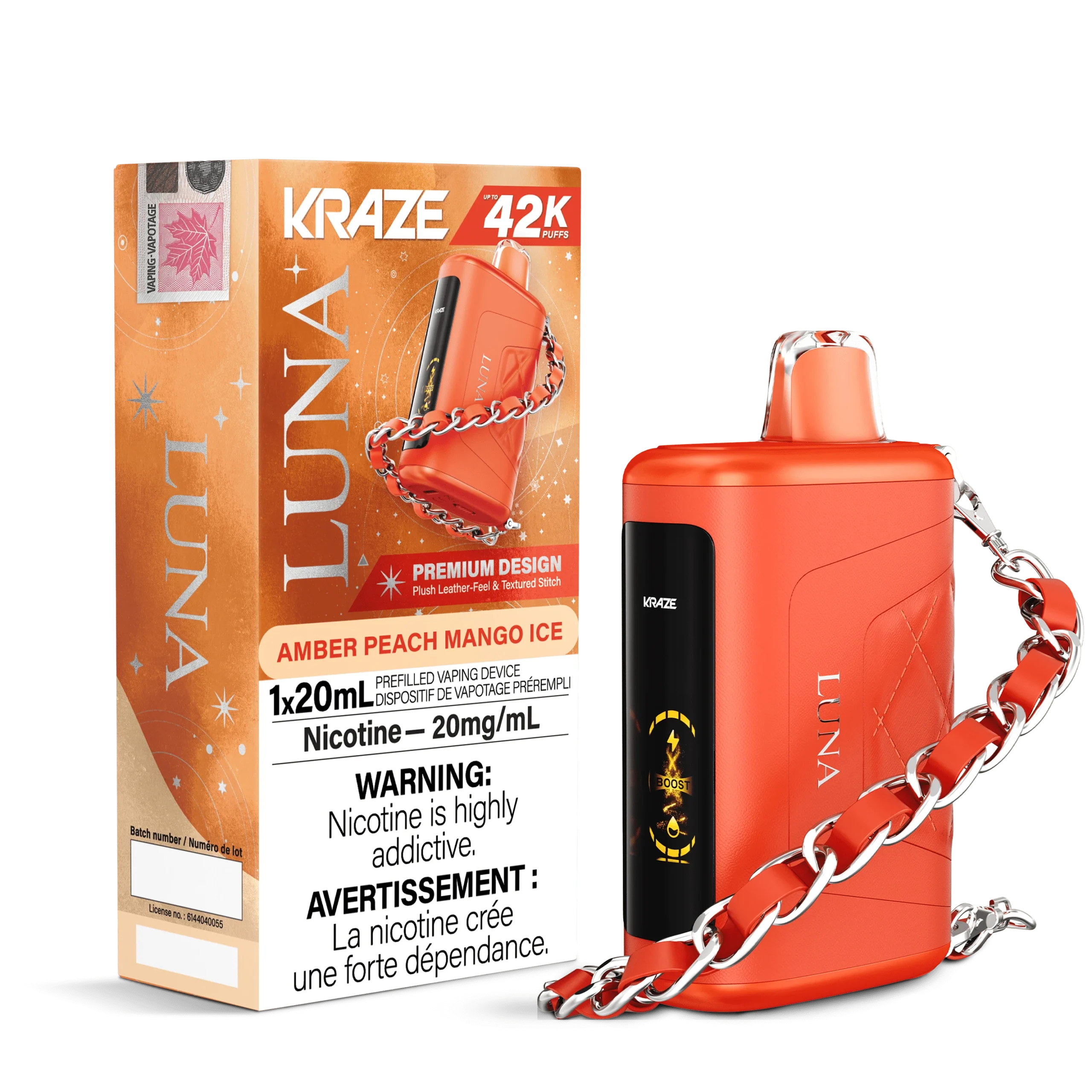 High capacity vape warning, disposable vape mistakes, avoid wasting money vaping - Kraze Luna Luxury Disposable | 42,000 Puffs | Leather Grip ...
