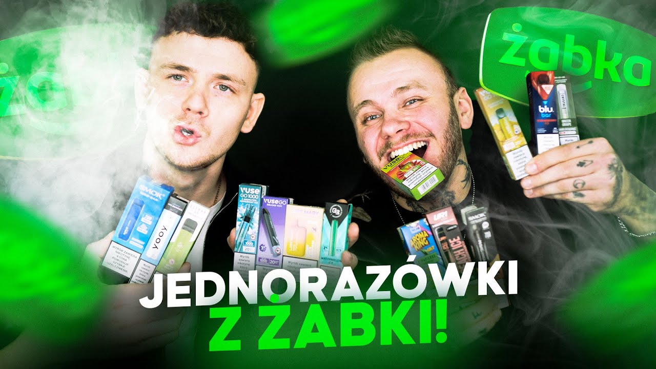 kolejka Żabka, osoba kupująca tani e-papieros, mała kolorowa jednorazówka, porównanie vape - Testujemy WSZYSTKIE jednorazówki z ŻABKI