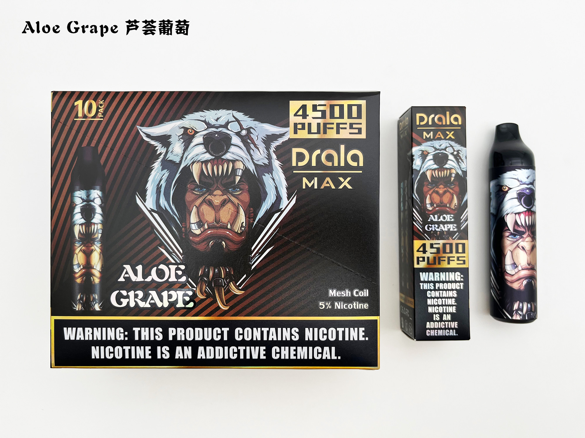 opakowanie vape oryginał podróbka, jakość druku e-papieros, hologram autentyczności vape - Nadruk logo 11 ml Jednorazowy e-papieros o smaku E Vape Pen