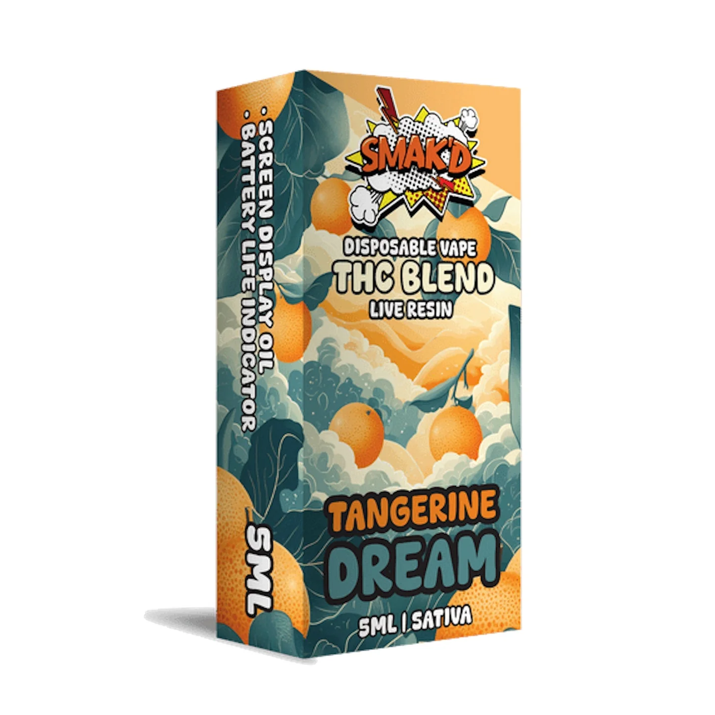 smak Summer Dream, e-papieros owoce egzotyczne, marakuja mango cytrusy, inżynieria sensoryczna wap, orzeźwiający smak - Smakd THC Blend Live Resin Vaporizer- 5000mg - Everything 420
