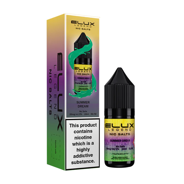 Summer Dream smak e-papierosa, egzotyczne owoce lód vaping, owocowy vape aromat, tropikalne smaki e-papierosa - Summer Dream Elux Legend Vape Juice — Tablites