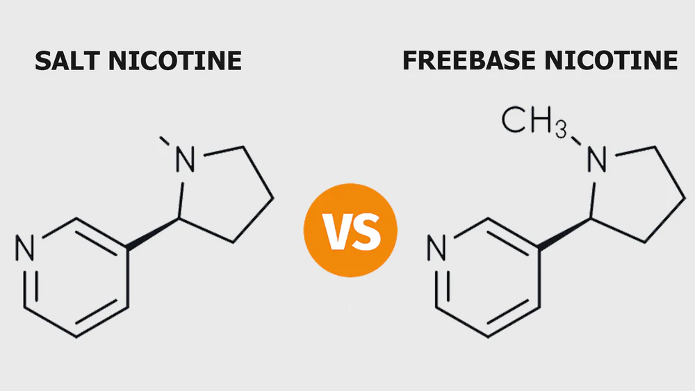 sól nikotynowa vs zwykła nikotyna, gładkie wapowanie, różnica nikotyna freebase - Sól nikotynowa VS Freebase, która jest lepszym wyborem do wapowania?