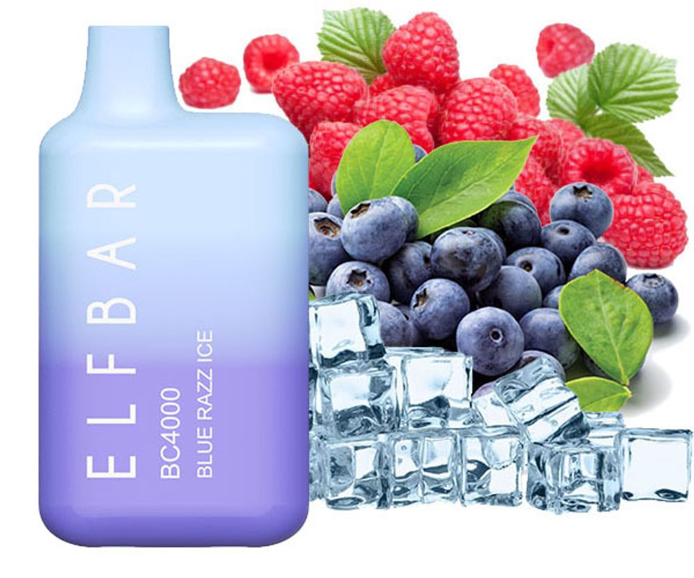 sztuczny smak Blue Razz, chemiczna niebieska malina, barwnik Brilliant Blue FCF, niebieski aromat, koncepcja smaku - Elf Bar BC4000 - Blue Razz Ice (5% nic) - Kup tytoń do sziszy po ...