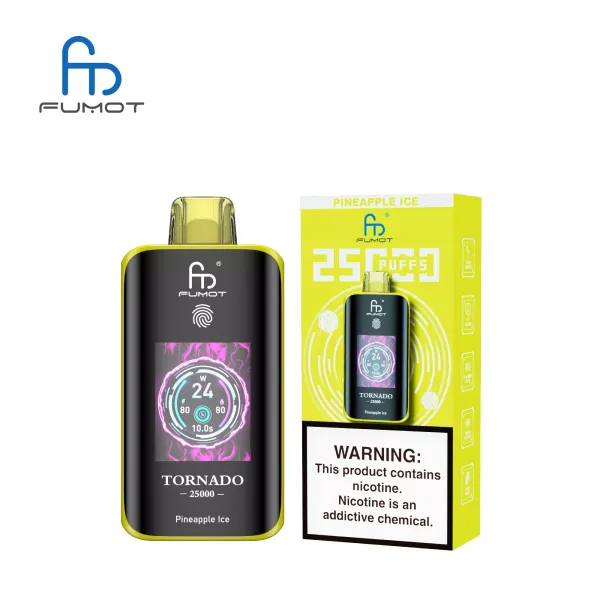 e-papieros Fumot Tornado kod QR, zdrapka weryfikacyjna vape, oryginalne opakowanie Fumot QR - Fumot Tornado 25000 Puffs Cyfrowy Wyświetlacz 0% 2% 5% Niską ...