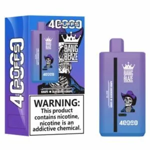 Bang Blaze Blueberry Ice,najlepszy smak jagodowy vape,e-papieros jednorazowy 40000 buchów,dlaczego Bang Blaze,Dual Smak vape