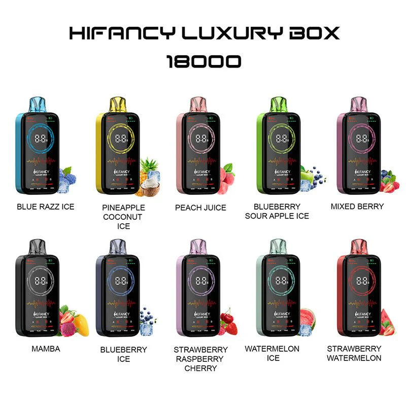 Hifancy - HiFancy Luxury Box Disposable Vape 18000 Puff Hifancy Vape 4 Model ...