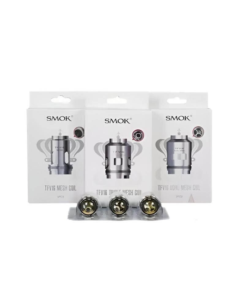 technologia mesh coil vape, grzałka mesh e-papieros, intensywny smak vape, duża chmura e-papieros - Grzałki SMOK TFV16 - Obfite chmury i intensywny smak!