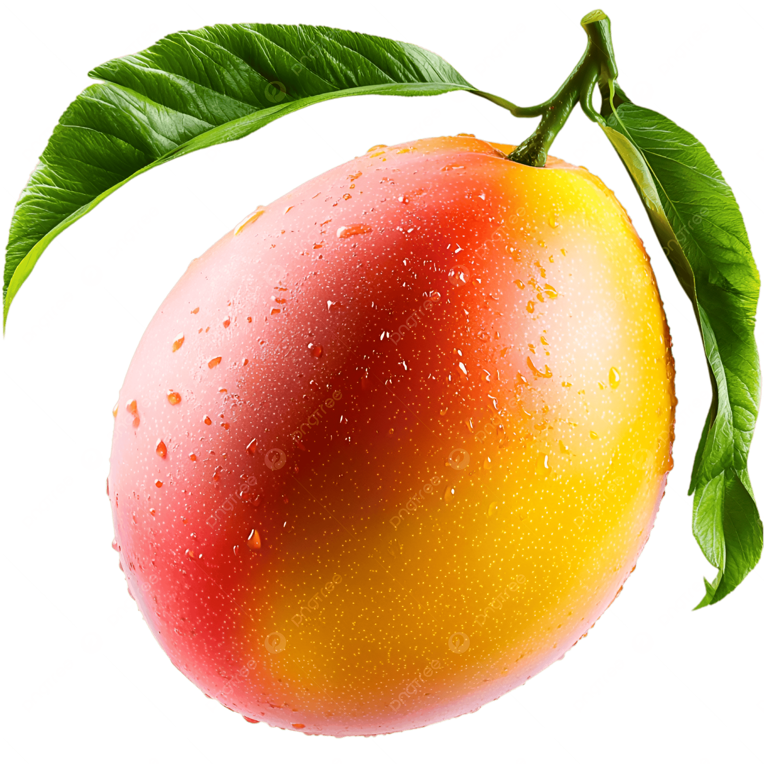 dojrzałe soczyste mango, słodki tropikalny owoc, pomarańczowe mango, świeże mango zbliżenie - Dojrzałe Soczyste Owoce Mango Z Gładką żółtą I Czerwoną ...