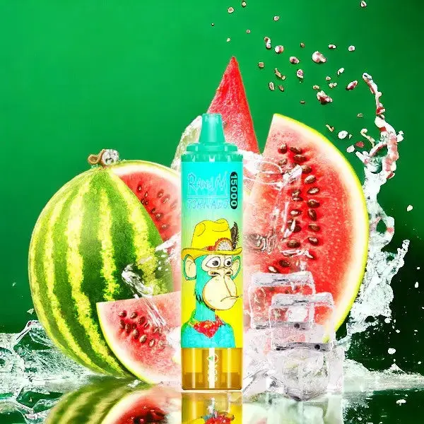 Watermelon Ice Lemon Lime vape, arbuz lód cytryna limonka, orzeźwiający smak e-papierosa, mrożony arbuz, zimna sprite - RandM 15000 Lodu Arbuzowego | Kup tanio | Tornado Fumot RandM ...
