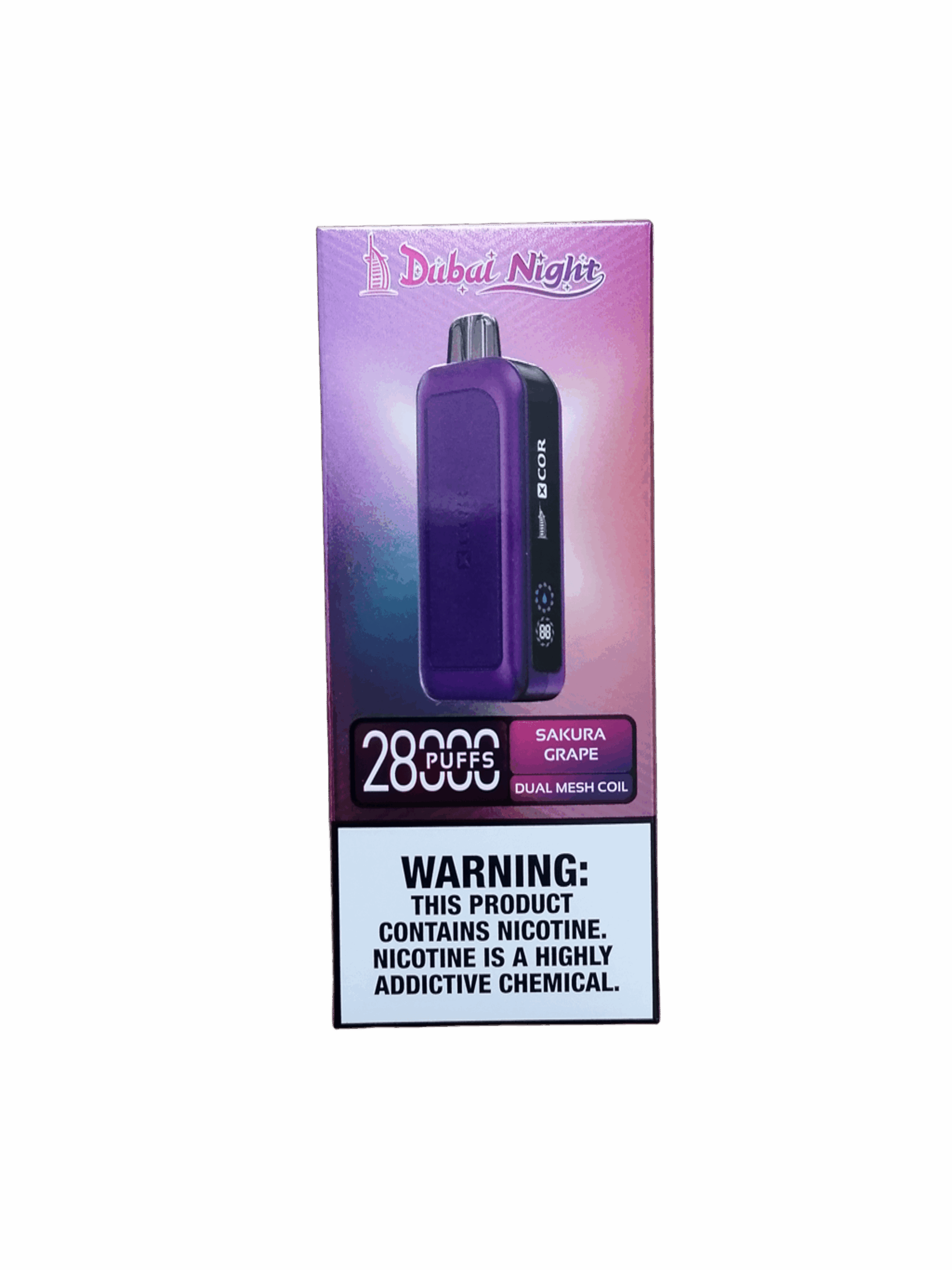 XCOR Dubai Night 28000,luksusowy e-papieros,vape biznes premium,najlepszy vape jednorazowy,elegancki e-papieros