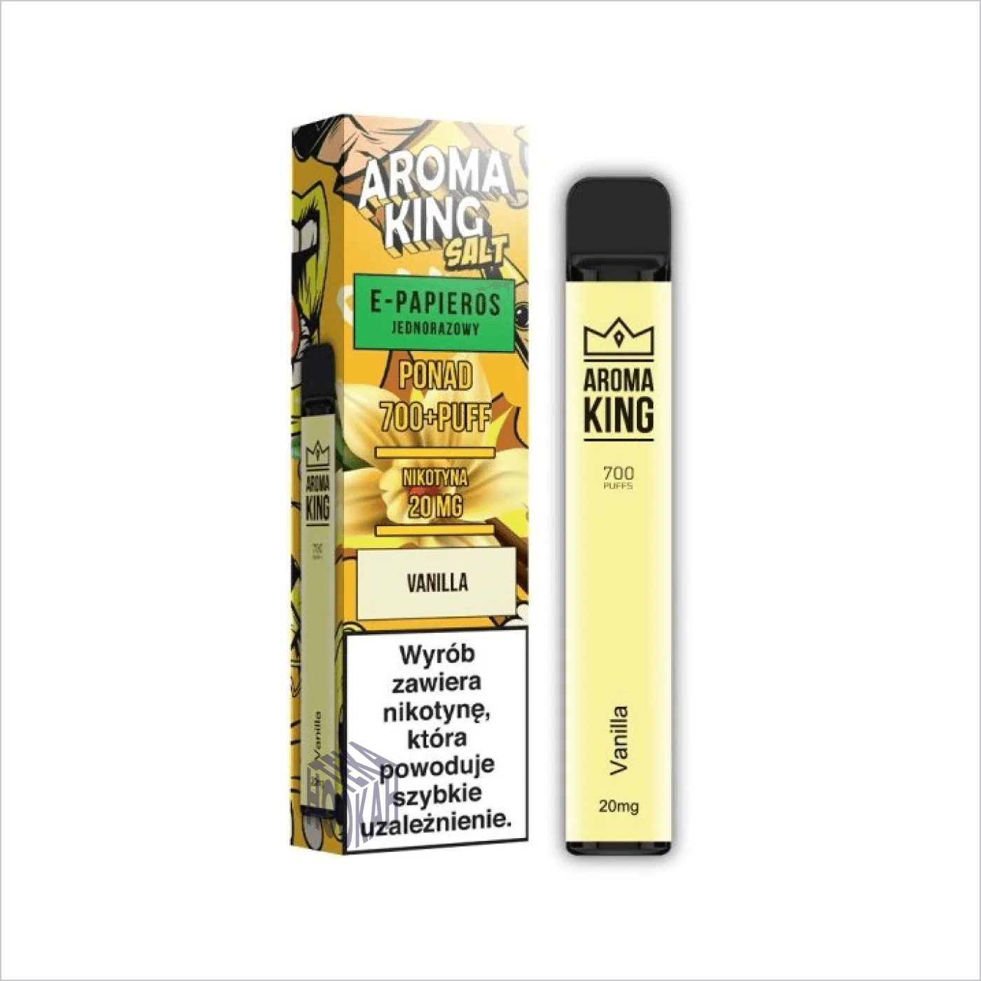 espresso Creamy Vanilla vape, poranna kawa e-papieros, idealne dopasowanie smaków vape, waniliowy e-papieros i kawa - E-Papieros Aroma King 700 Vanilla – Hookahteka