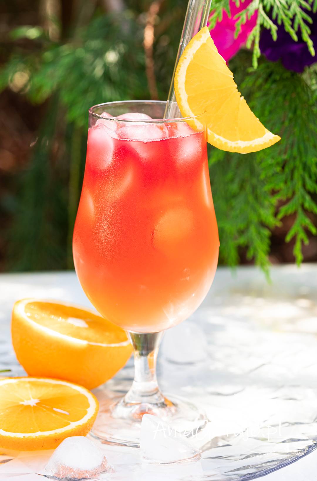 smak Sex On The Beach vape, koktajl z rumem pomarańczą brzoskwinią, tropikalne owoce i rum, drink wakacyjny, e-papieros o smaku drinka - Sex on the beach drink