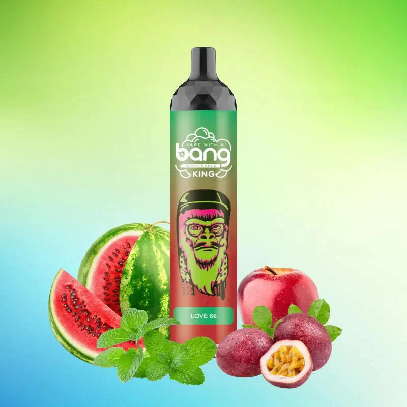 owoce Love 66, arbuz melon marakuja, smak vape owocowy, egzotyczne owoce mix - BANG KING 6000 Puffs Jednorazowy Waporyzator Hurt - GleeVape