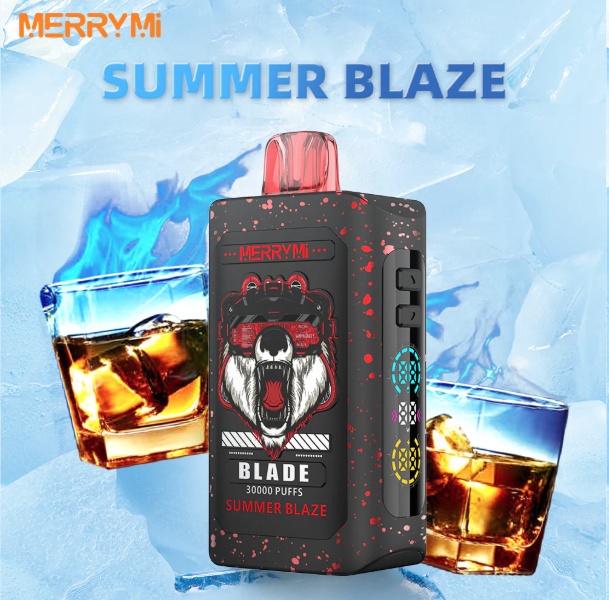 Merry Mi Blade 30000,jednorazowy e-papieros 30000 buchów,najlepszy e-papieros jednorazowy,recenzja Merry Mi Blade,tani vape