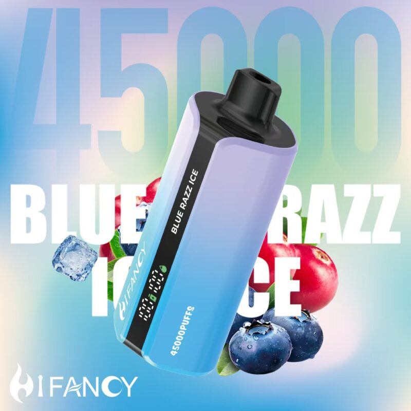 Hifancy Dream 45000,Blue Razz Ice vape,opłacalność e-papierosa,najlepszy jednorazowy vape,VapePrime.pl
